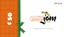 Load image into Gallery viewer, Ghanajom Gift Cards - GHS 3K