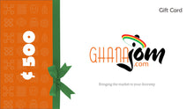 Load image into Gallery viewer, Ghanajom Gift Cards - GHS 3K
