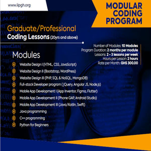 Coding Program (Graduates/Professionals) - Monthly Package